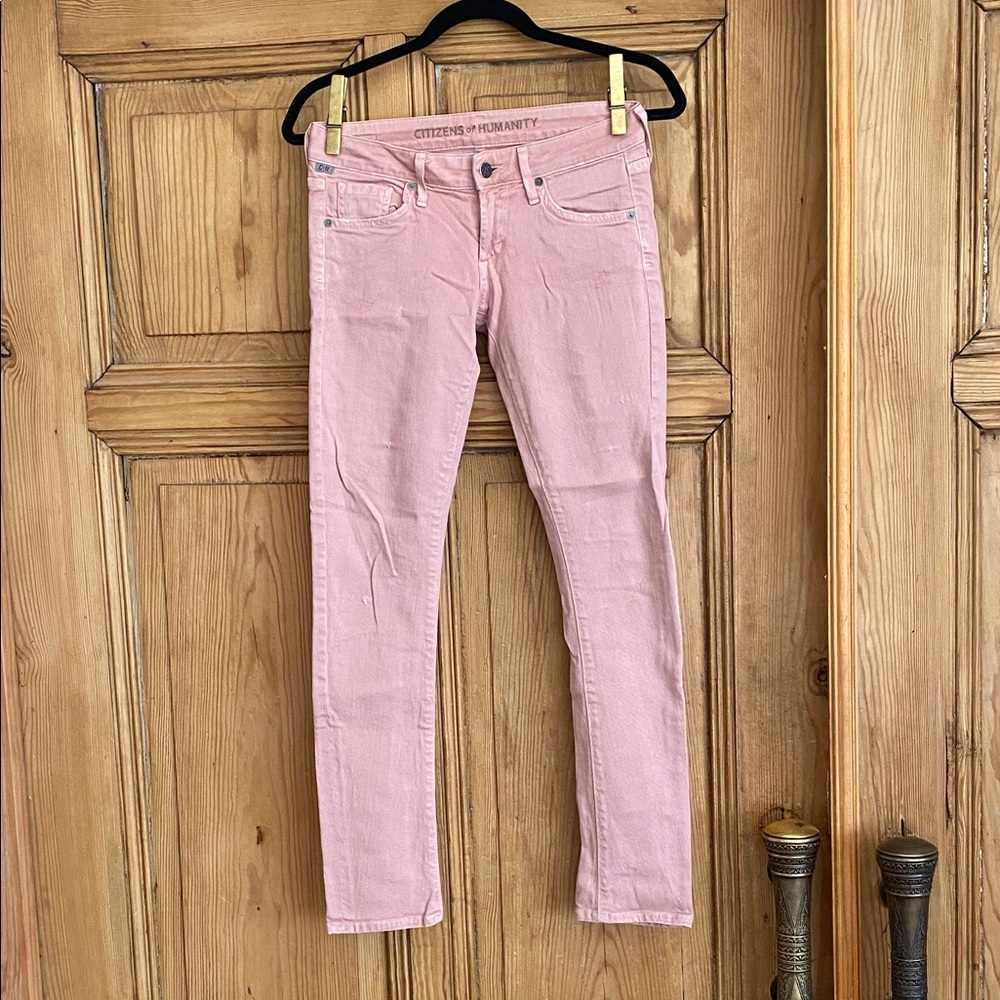 Citizens of Humanity Light Pink Skinny Jeans